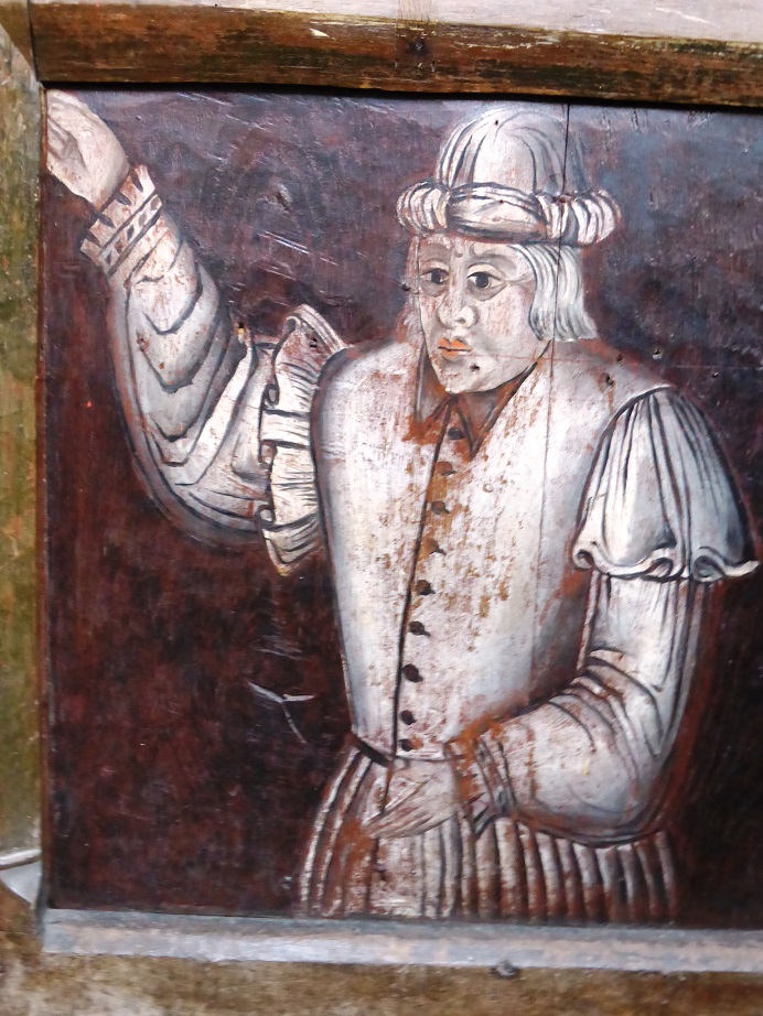 Bridford grisaille figure
