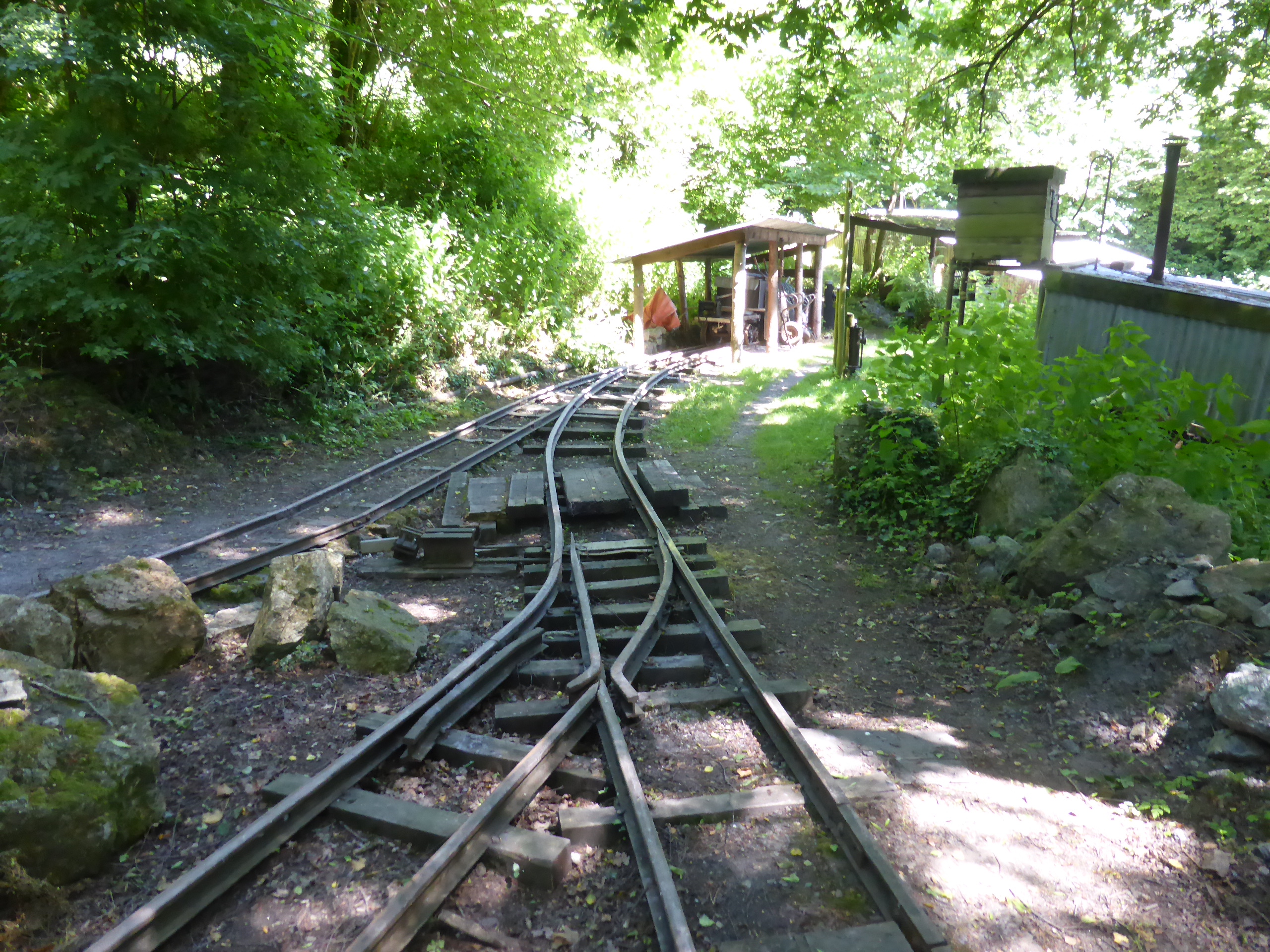 Kelly Mine rail tracks