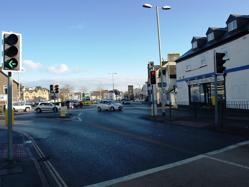 Wolborough St road junction