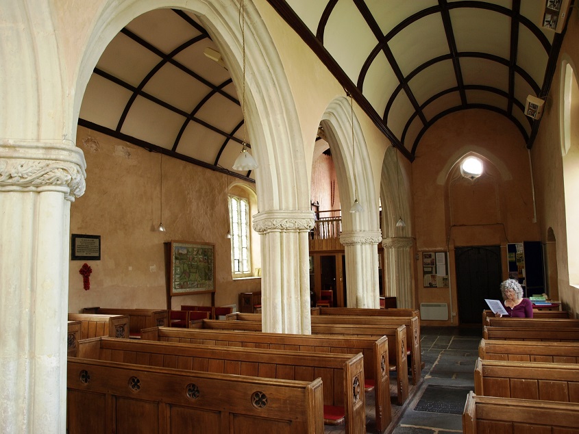 Coffinswell church interior